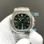 BBF Swiss Patek Philippe Nautilus 5711 Olive Green Dial Stainless Steel Clone Watch 